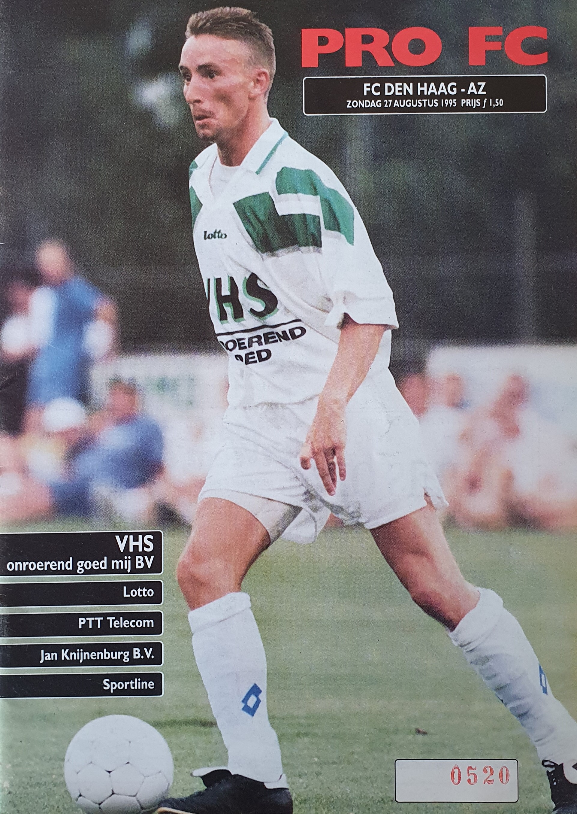 AZ Programma 27-aug-1995 FC Den Haag uit